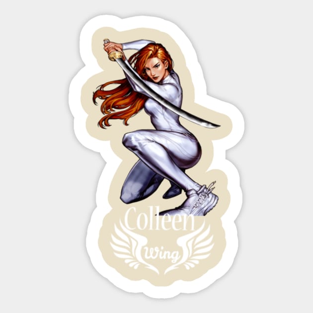 Colleen Wing (MARVEL Battle Lines) Sticker by DaisyTheQuake